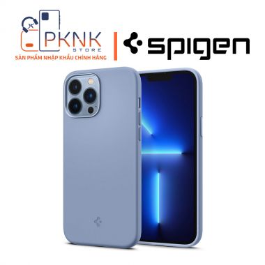Ốp Lưng Spigen iPhone 13 Pro Max Silicone Fit - SIERRA BLUE