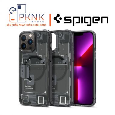 Ốp Lưng Spigen iPhone 13 Pro Max Case Ultra Hybrid Zero One (MagFit) I BLACK