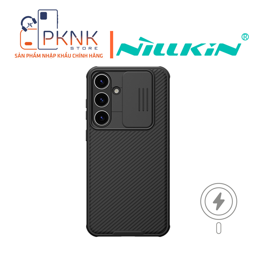 Ốp Lưng Từ Tính Nillkin Samsung Galaxy S24 I CamShield Pro - Black