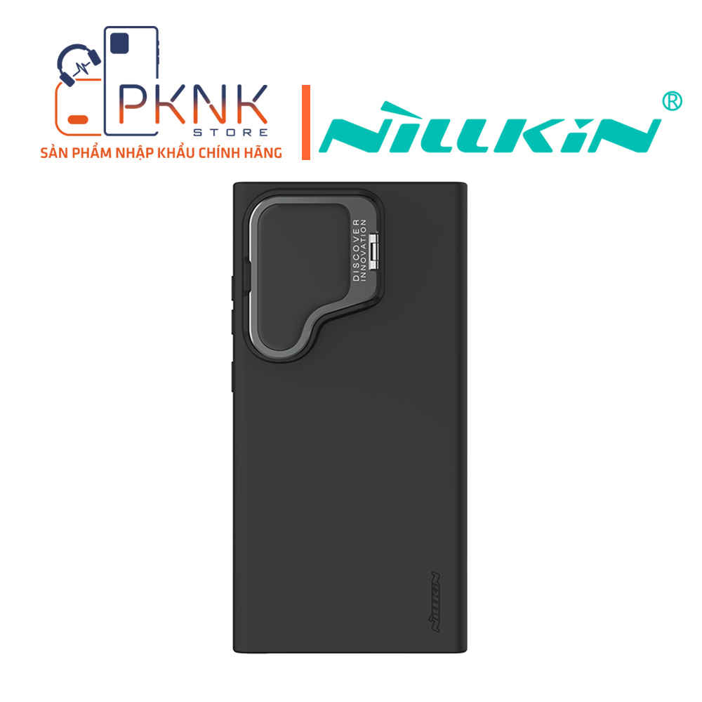 Ốp Lưng Nillkin Samsung Galaxy S24 Ultra I CamShield Silky Prop Silicone - Black