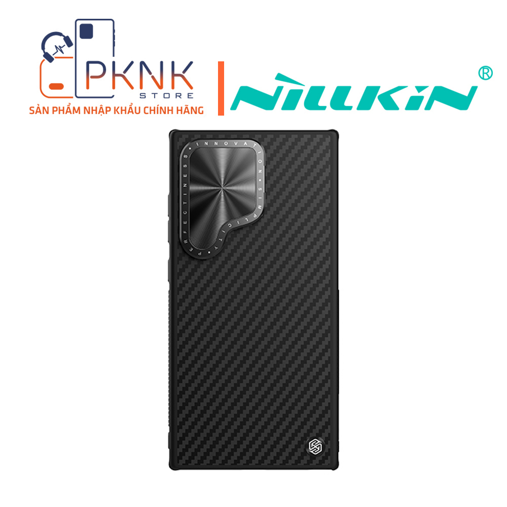Ốp Lưng Nillkin Samsung Galaxy S24 Ultra I Carbon Prop - Black