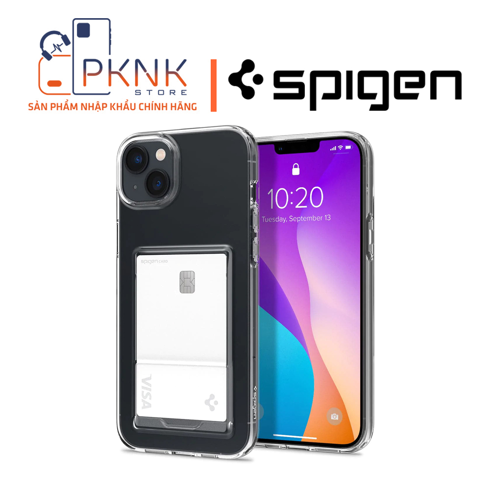 Ốp Lưng Spigen iPhone 13/14 Crystal Slot - CRYSTAL CLEAR