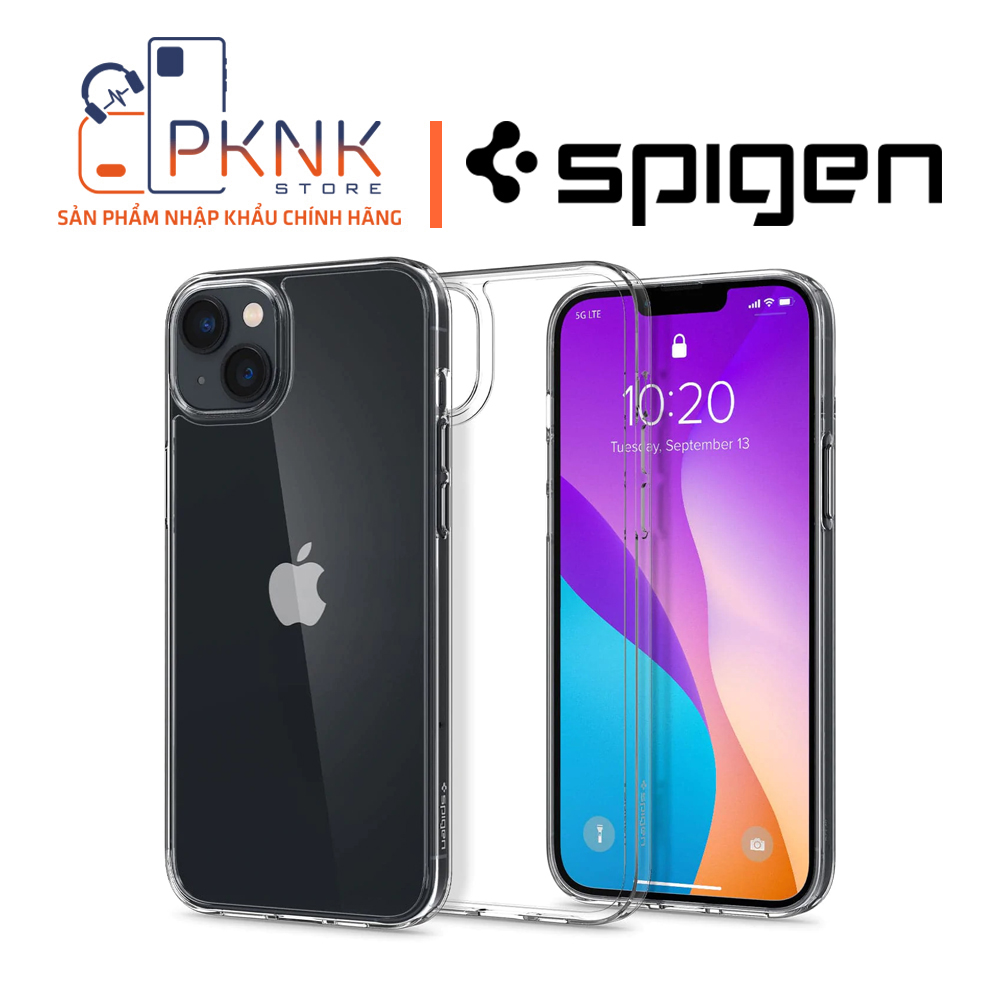 Ốp Lưng Spigen iPhone 13/14 Air Skin Hybrid I CRYSTAL CLEAR