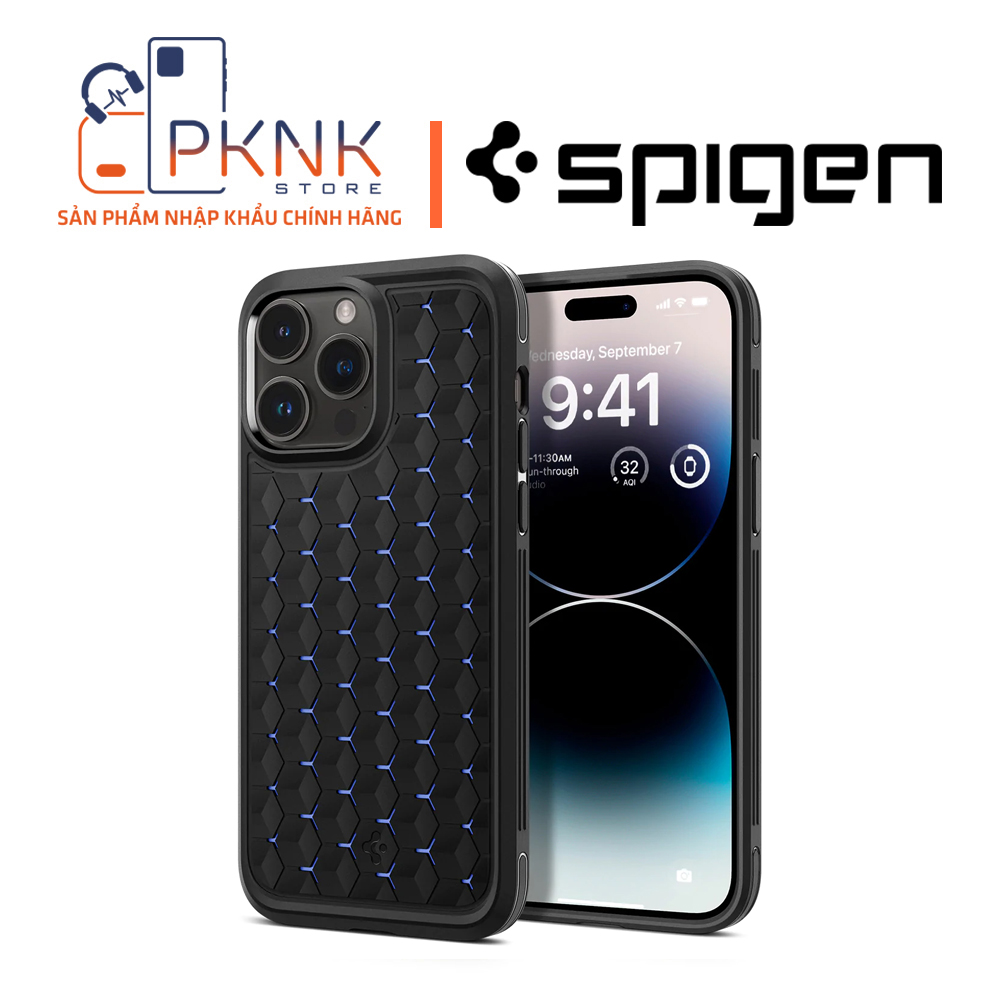 Ốp Lưng Spigen iPhone 14 Pro Max Case Cryo Armor I BLACK