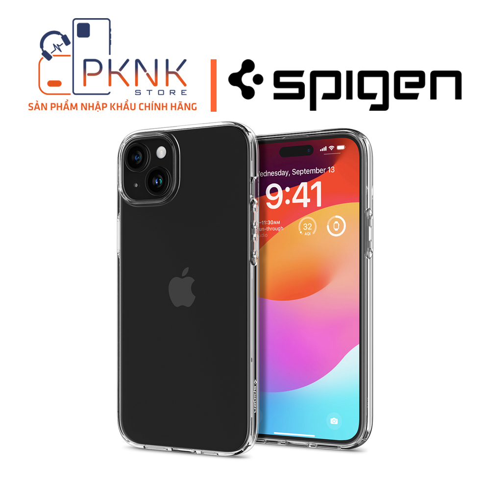 Ốp Lưng Spigen iPhone 15 Plus Liquid Crystal I CLEAR