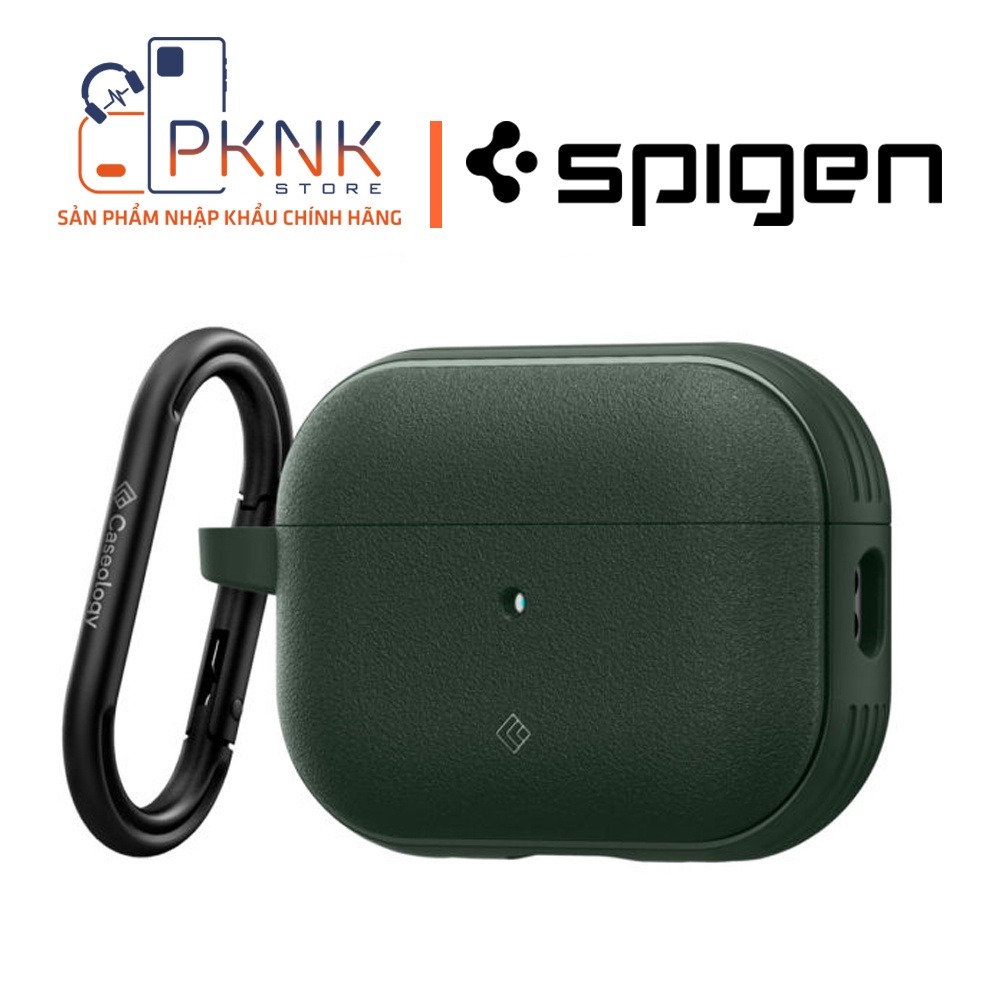 Ốp Spigen Airpods Pro 2 Caseology I Vault Midnight Green