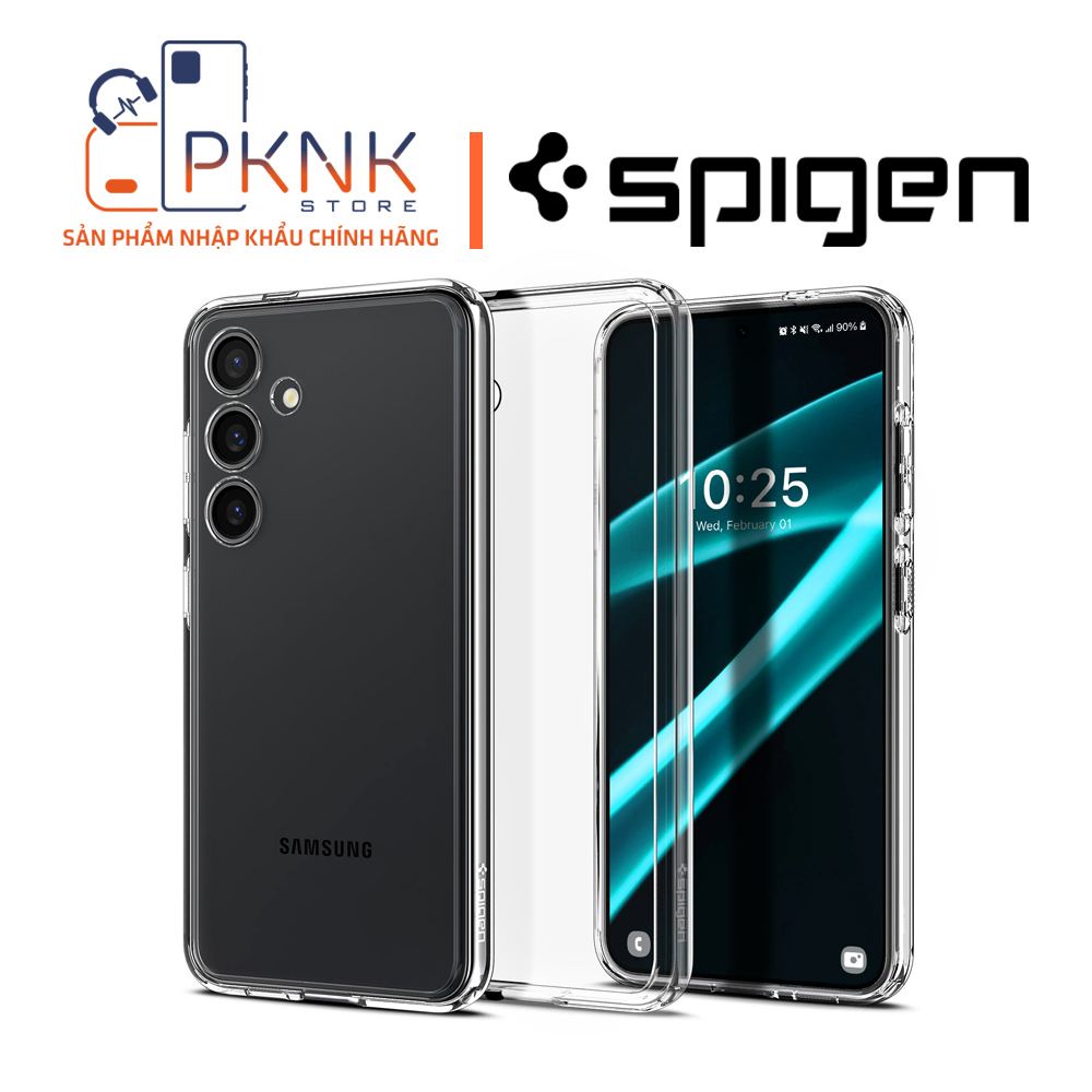 Ốp lưng Spigen Galaxy S24 Plus Ultra Hybrid I Crystal Clear