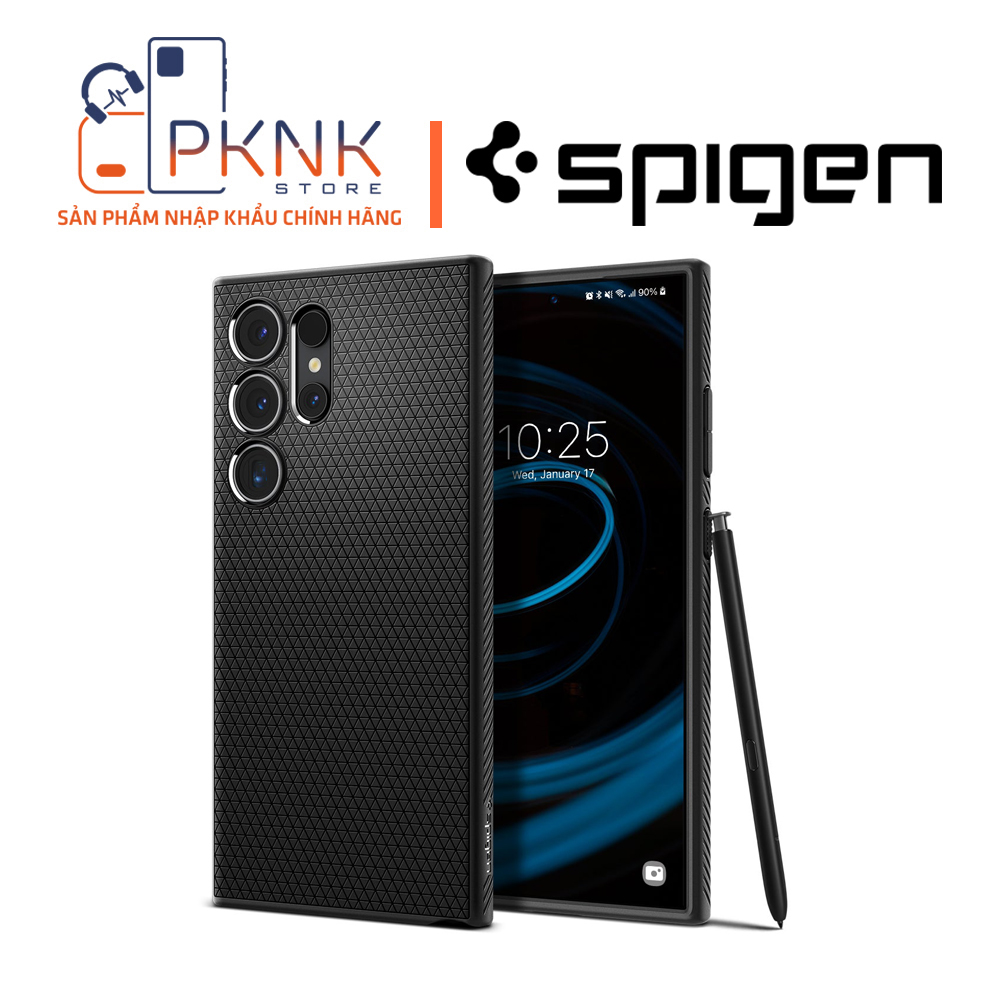 Ốp lưng Spigen Galaxy S24 Ultra Liquid Air I Black