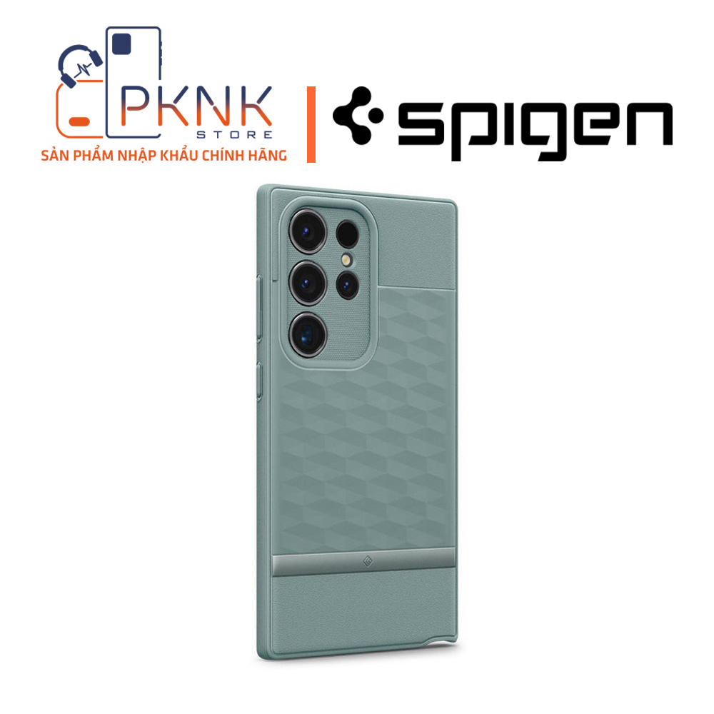 Ốp lưng Spigen Galaxy S24 Ultra Parallax I Sage Green