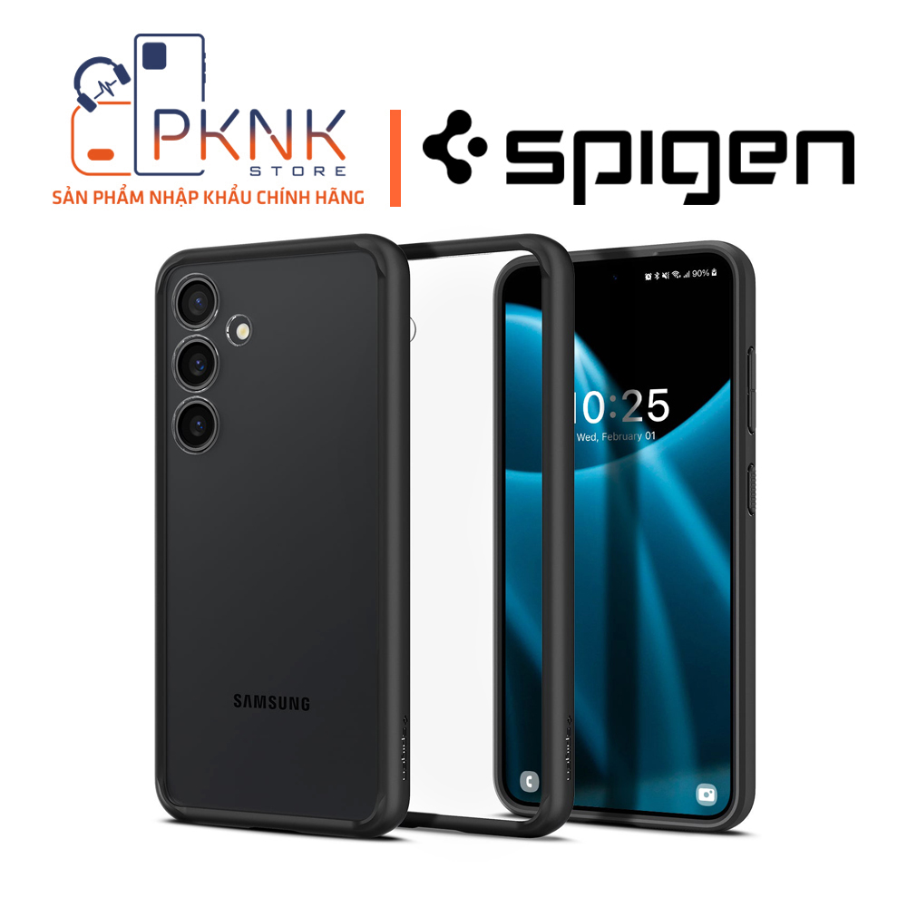 Ốp lưng Spigen Galaxy S24 Ultra Hybrid I Matte Black