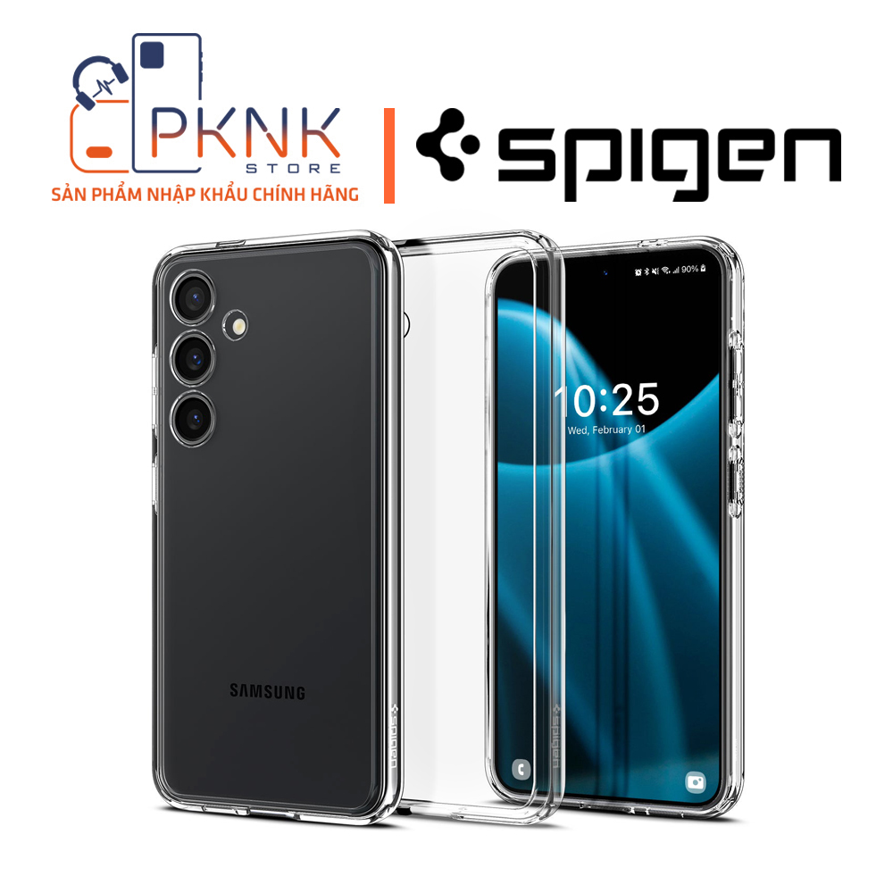 Ốp lưng Spigen Galaxy S24 Ultra Hybrid I Crystal Clear