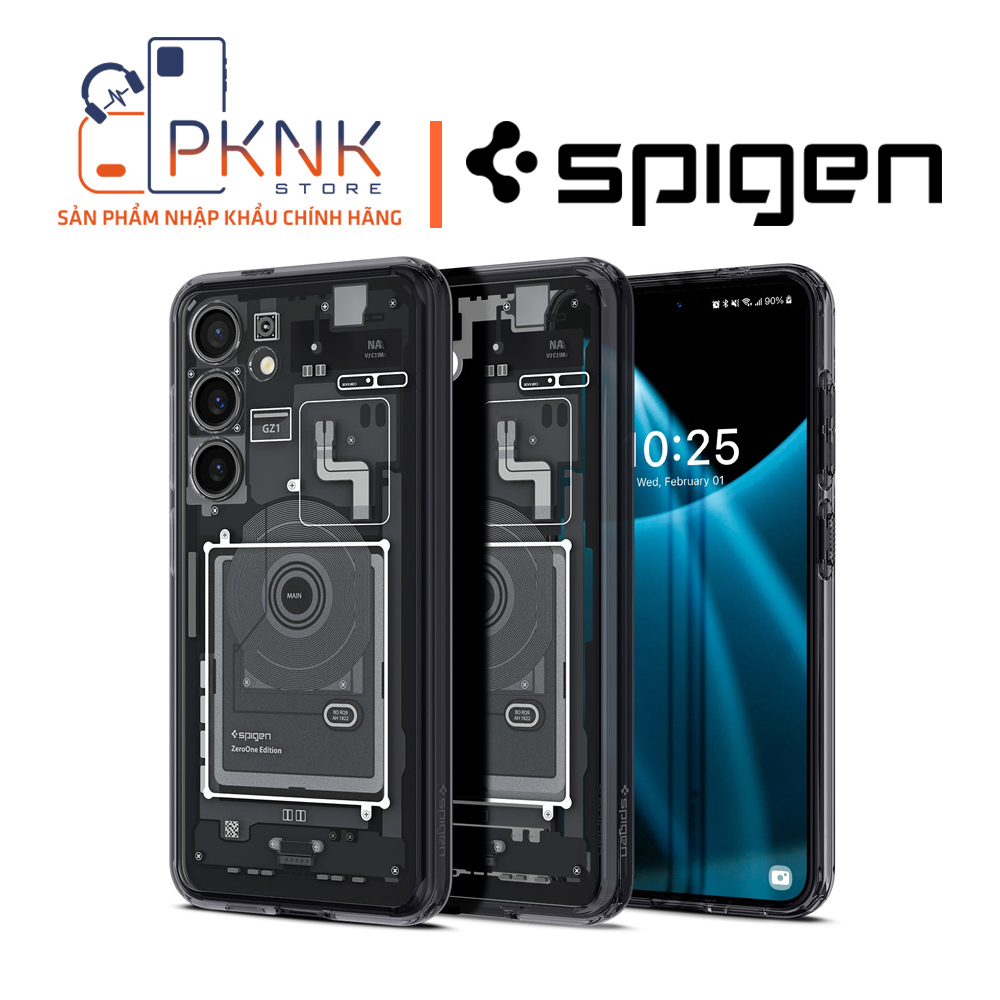 Ốp lưng Spigen Galaxy S24 Ultra Hybrid Zero One I Black