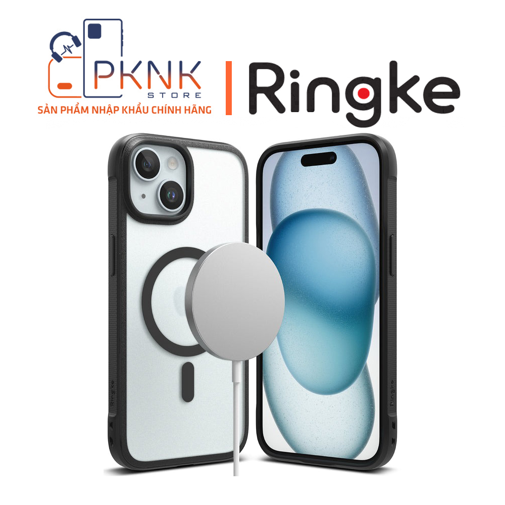 Ốp Lưng Ringke iPhone 15 Plus | Fusion Bold Magnetic - Crystal