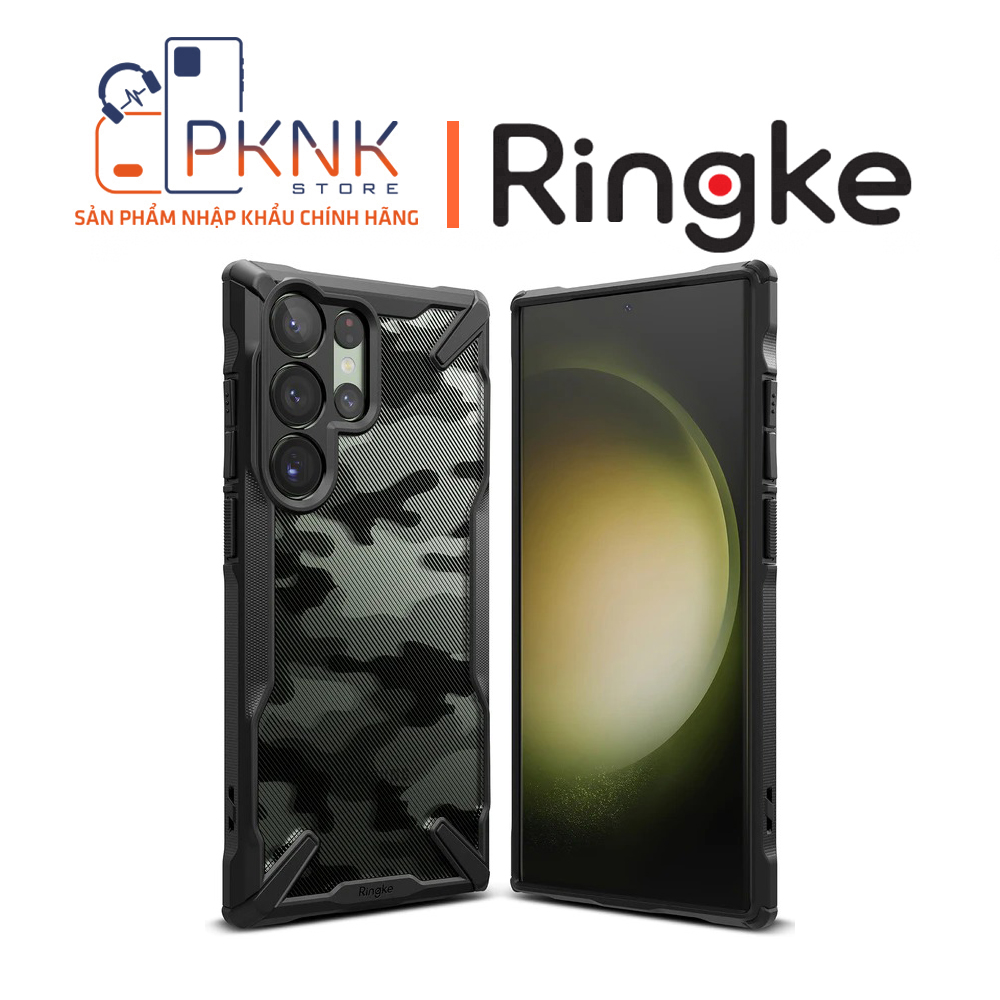Ringke Galaxy S23 Ultra Case | Fusion-X - Black Camo