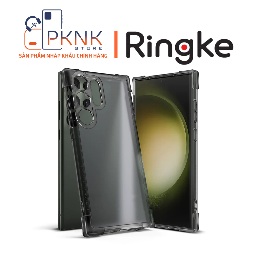 Ringke Galaxy S23 Ultra Case | Fusion Bumper - Matte Smoke Black