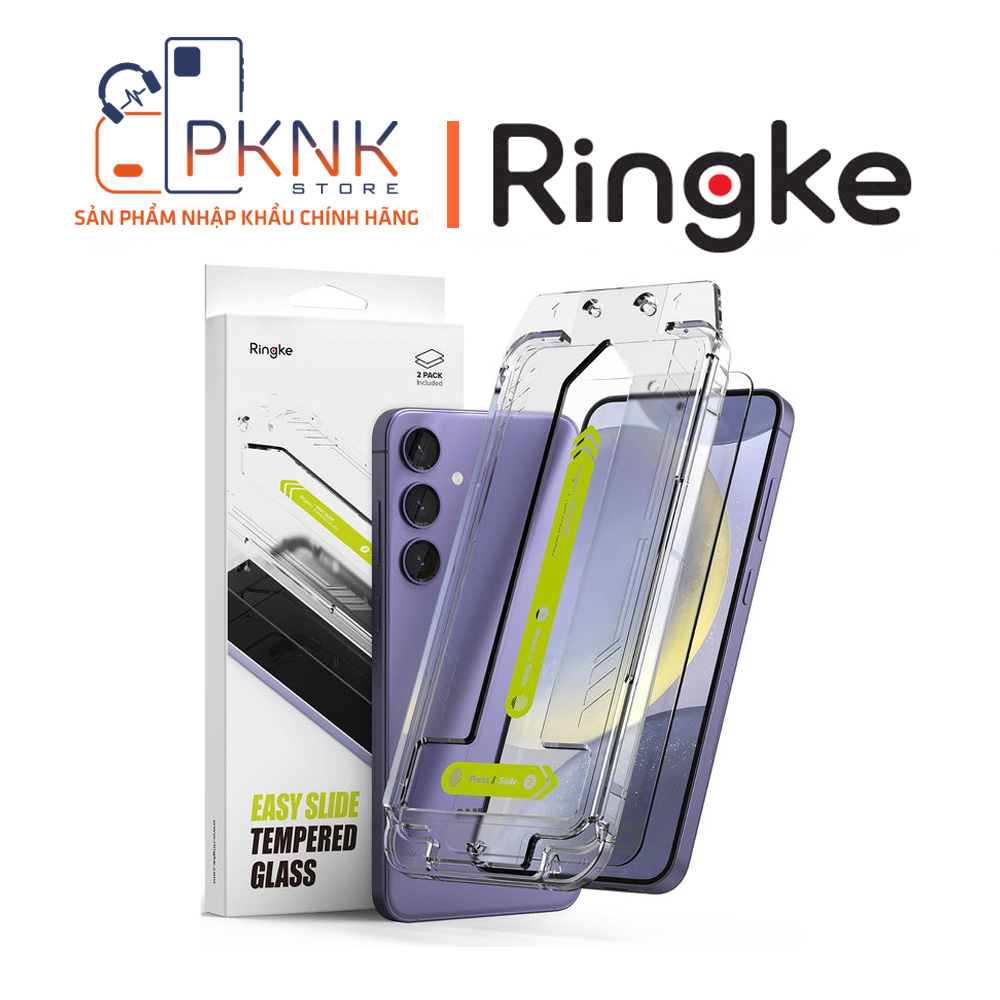 Kính Trong Ringke Galaxy S24 Plus | Easy Slide Tempered Glass [2 Pack]