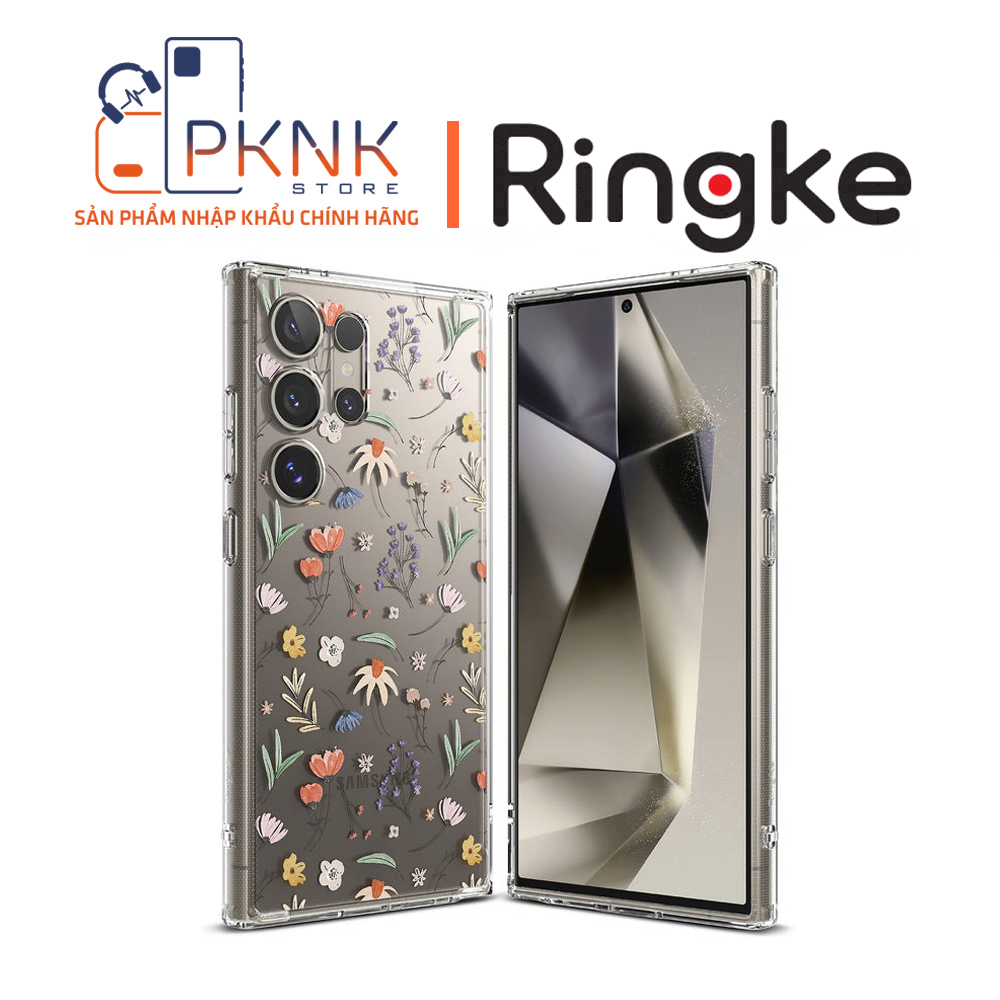 Ốp Lưng Ringke Galaxy S24 Ultra | Fusion Design - Dry Flower