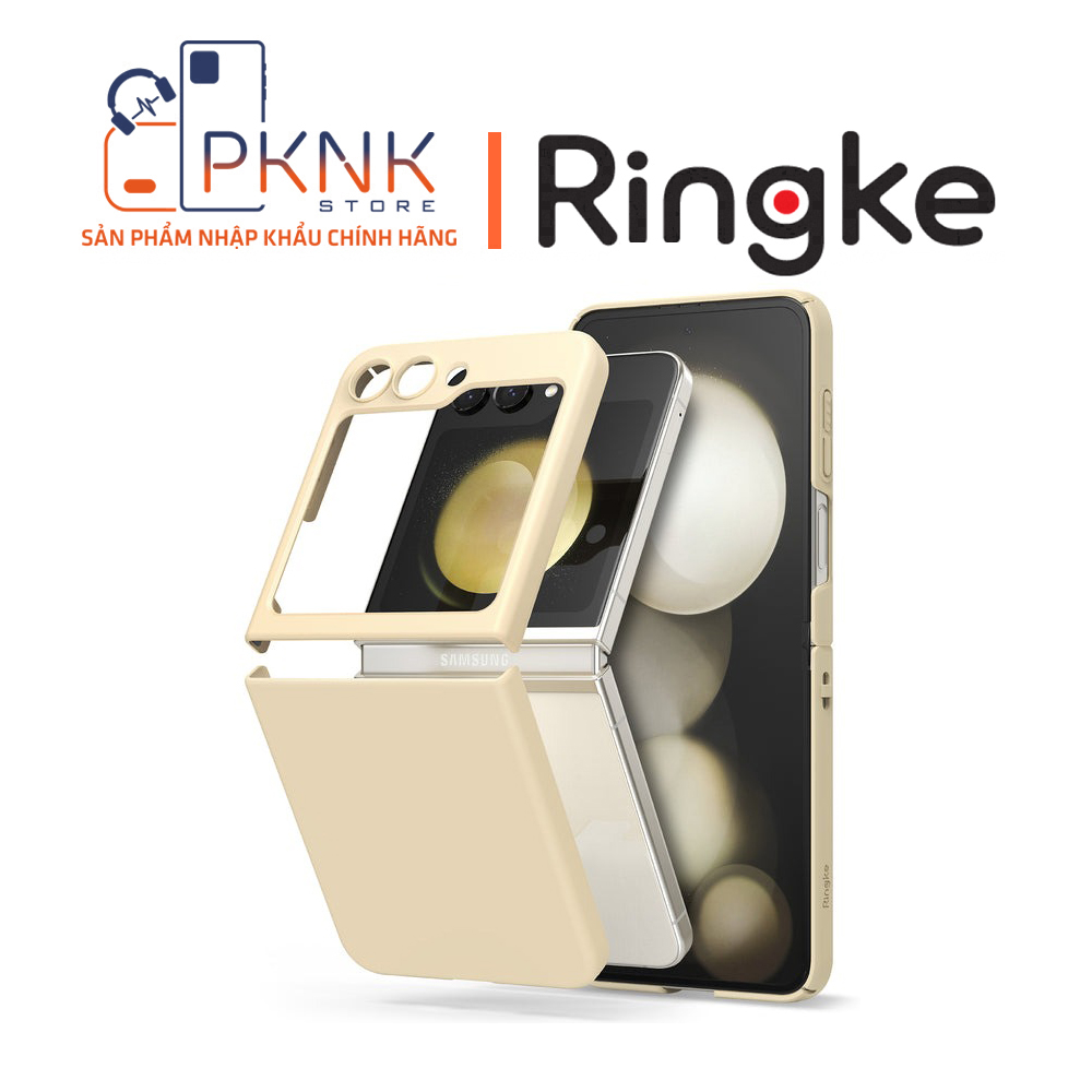 Ốp Lưng Ringke Galaxy Z Flip 5 | Slim Color - Vanilla