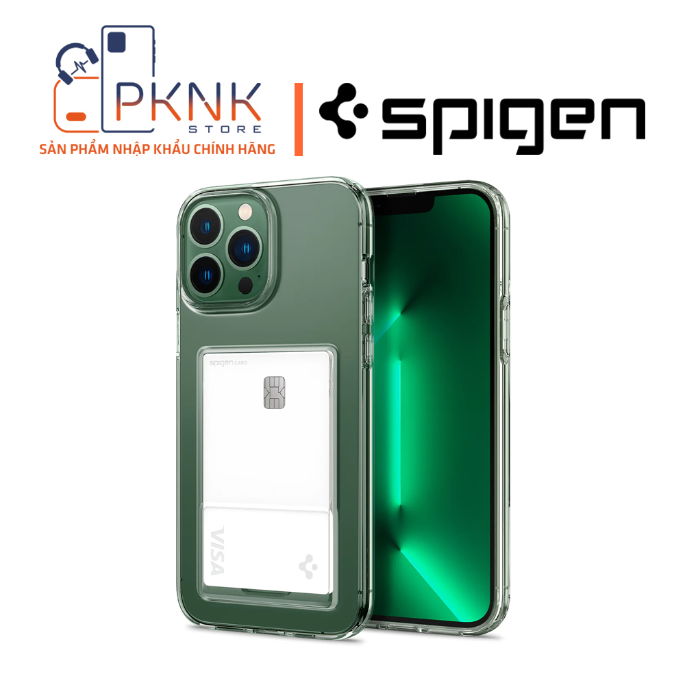 Ốp Lưng Spigen iPhone 13 Pro Max Crystal Slot I CRYSTAL CLEAR