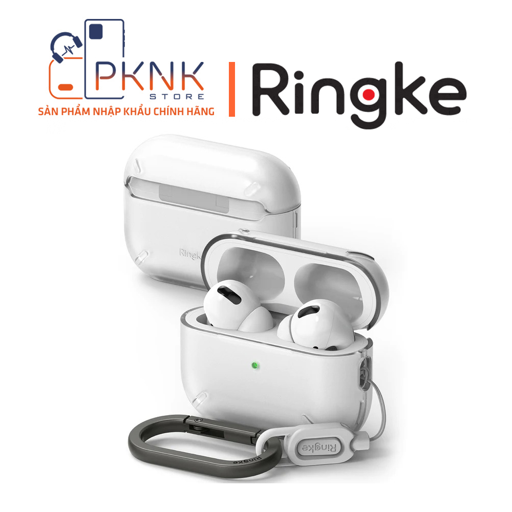 Ốp Ringke AirPods Pro 2 | Layered - Matte Clear