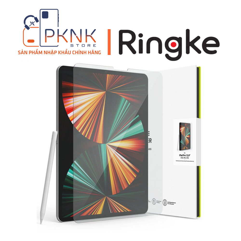Dán cường lực Ringke iPad Pro 12.9″ M2/M1 | Invisible Defender Glass