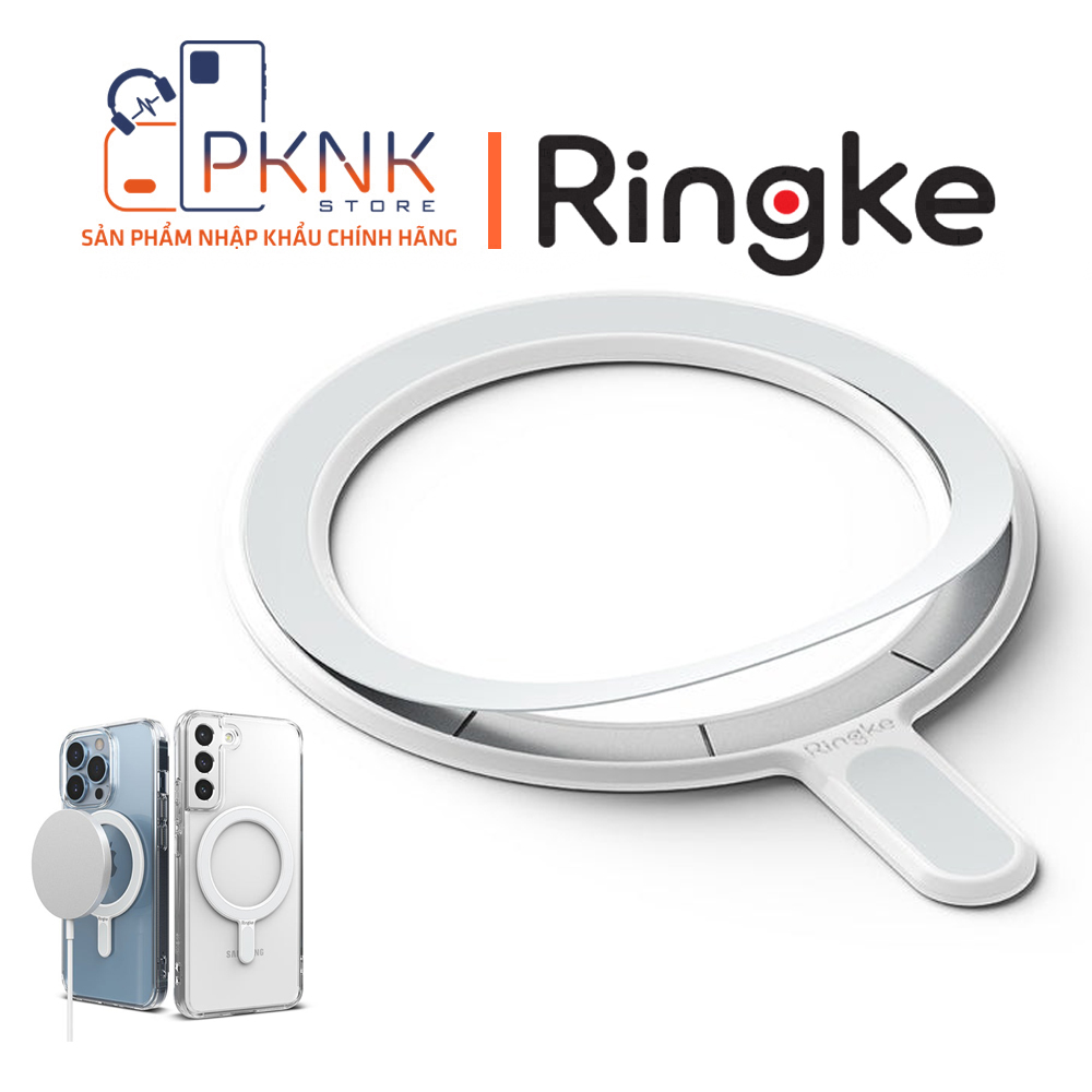 Miếng Dán Ringke Magnetic Plate - White