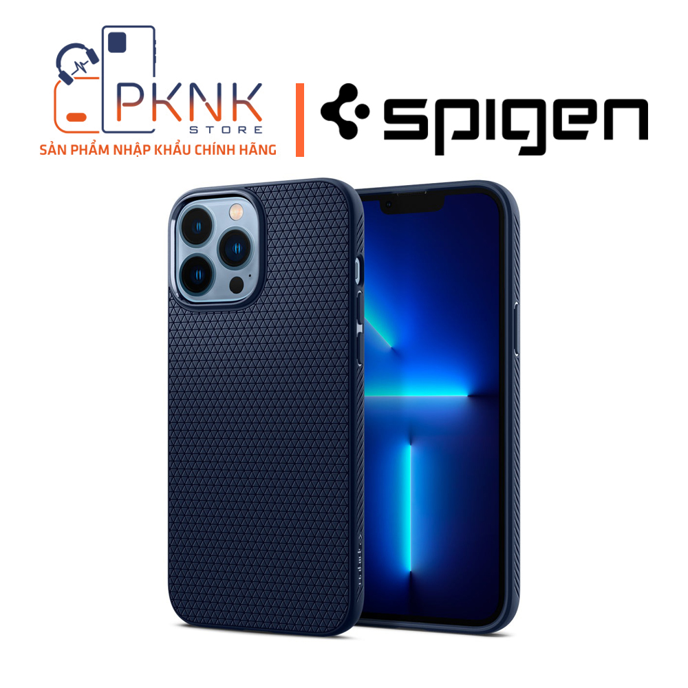 Ốp Lưng Spigen iPhone 13 Pro Max Liquid Air I NAVY BLUE