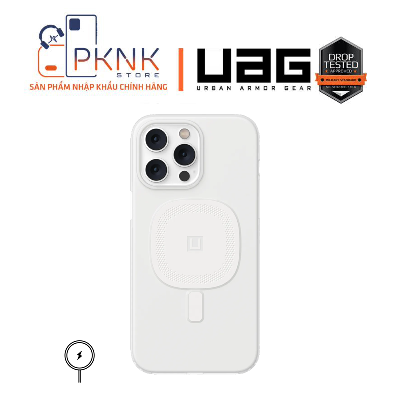 ỐP LƯNG UAG LUCENT V2 W MAGSAFE IPHONE 14 PRO MAX - MARSHMALLOW
