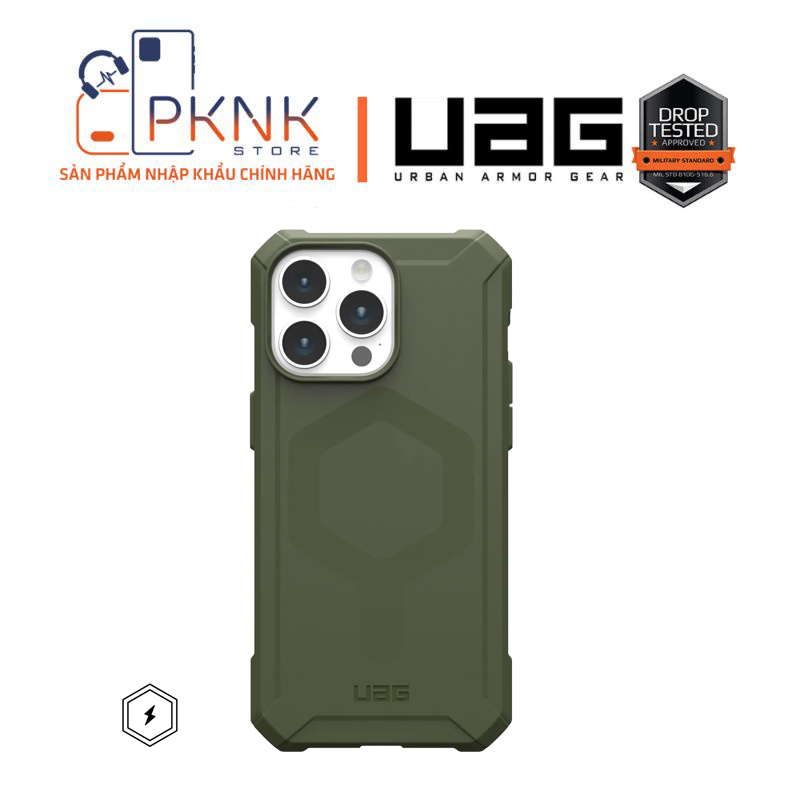 ỐP LƯNG UAG ESSENTIAL ARMOR W MAGSAFE IPHONE 15 PRO MAX - OLIVER DRAB