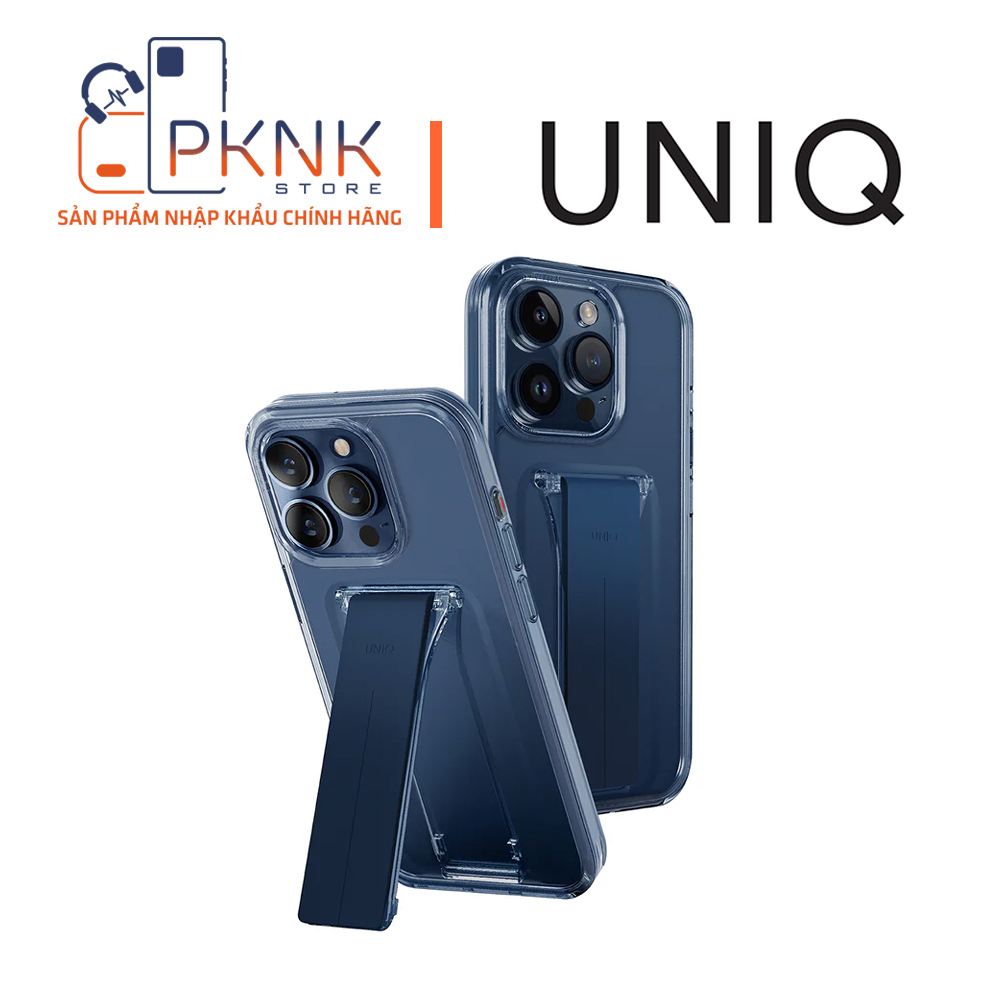 Ốp Lưng UNIQ iPhone 15 Pro I Hybrid Heldro Mount - Deep Blue